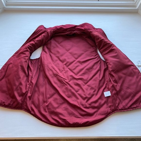 Maroon Quilted Vest - Picture 7 of 14